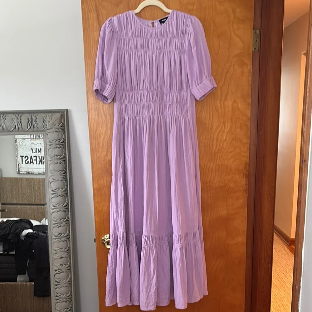 Me+Em Orchid Cheesecloth Dress - Picture 1 of 6
